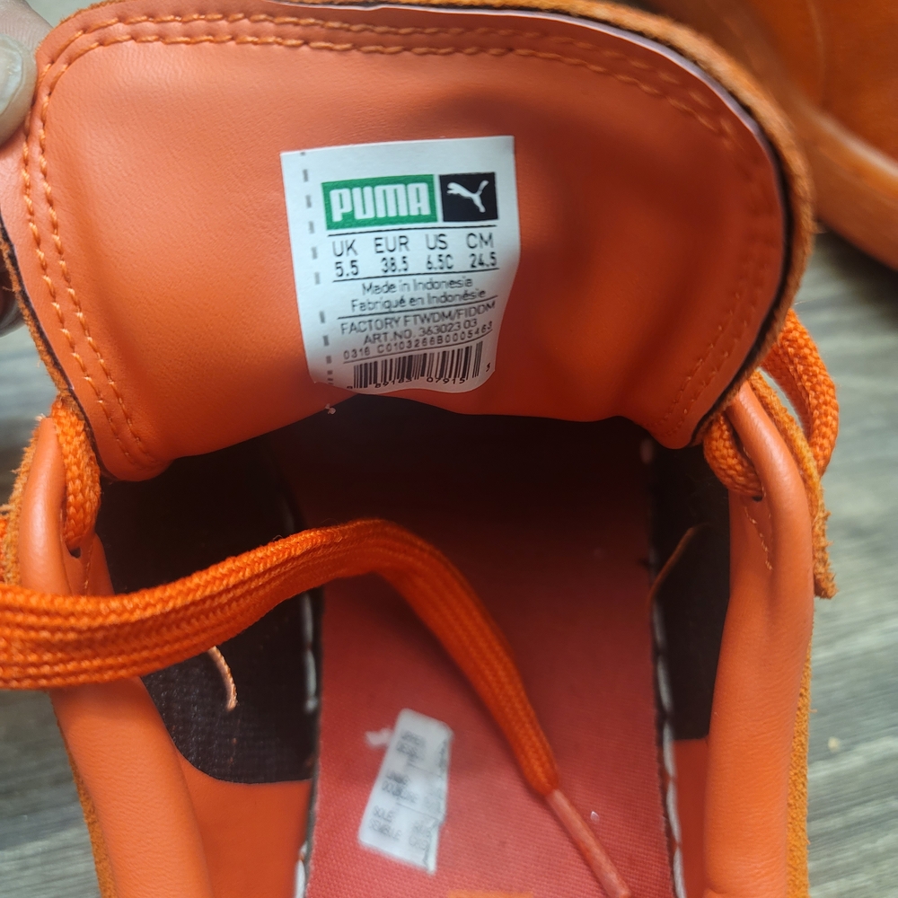 Puma Orange Sneakers Vibrant Style Comfort - Picture 7 of 8